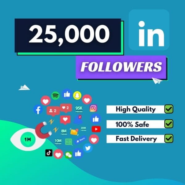 25000 Linkedin Followers