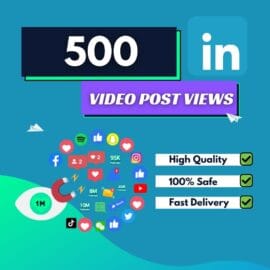 500 Linkedin Video Post Views
