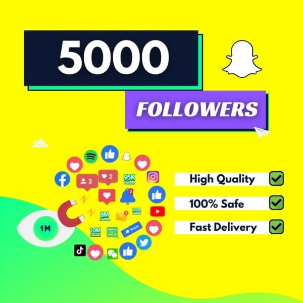 5000 Snapchat Followers