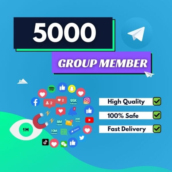 Buy 5000 Telegram Group Members