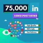 75000 Linkedin Video Post Views