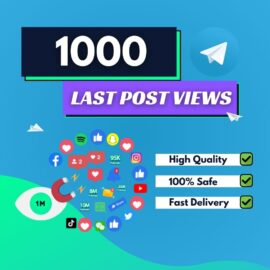Buy 1000 Telegram Last Post Views