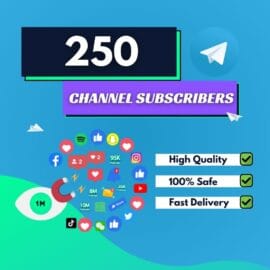 Buy 250 Telegram Channel Subscribers