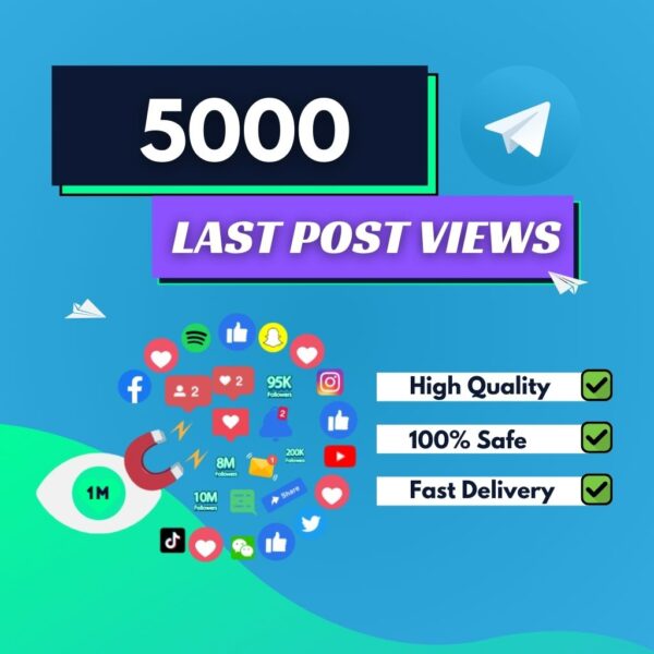 Buy 5000 Telegram Last Post Views