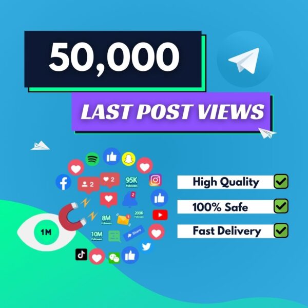 Buy 50000 Telegram Last Post Views