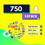 750 Snapchat Views