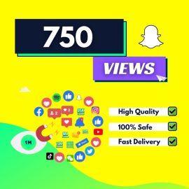 750 Snapchat Views