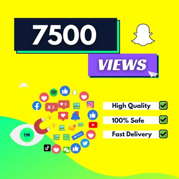 Buy 7500 Snapchat Views