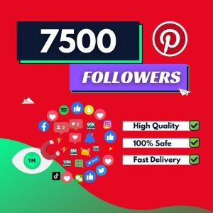 Buy 7500 Pinterest Followers