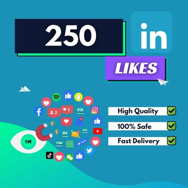 Buy 250 LinkedIn likes