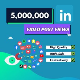 Buy 5 Million Linkedin Video Post Views